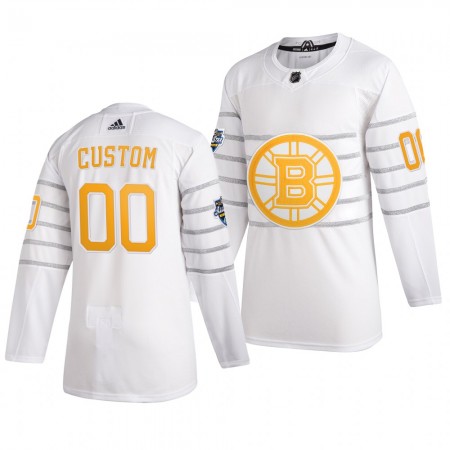 Boston Bruins Personalizado Wit Adidas 2020 NHL All-Star Authentic Shirt - Mannen